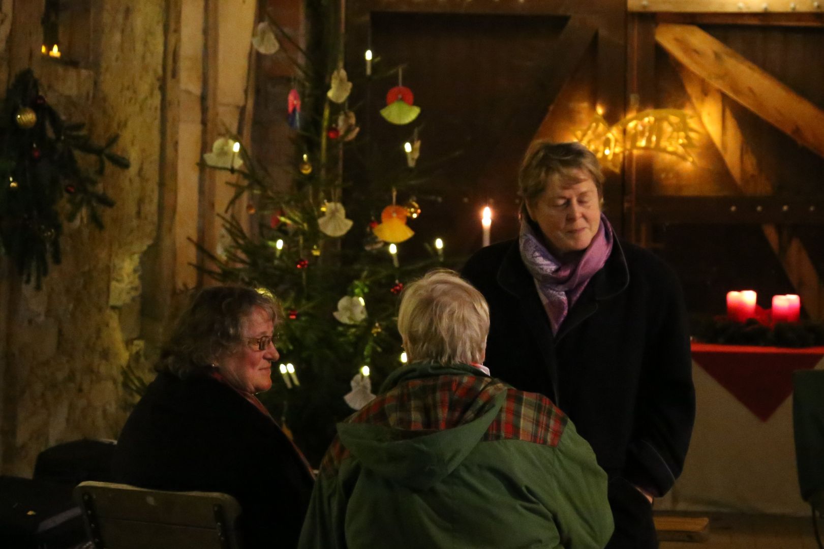 Scheunengottesdienst am 4. Advent am Forsthaus am Papenkamp