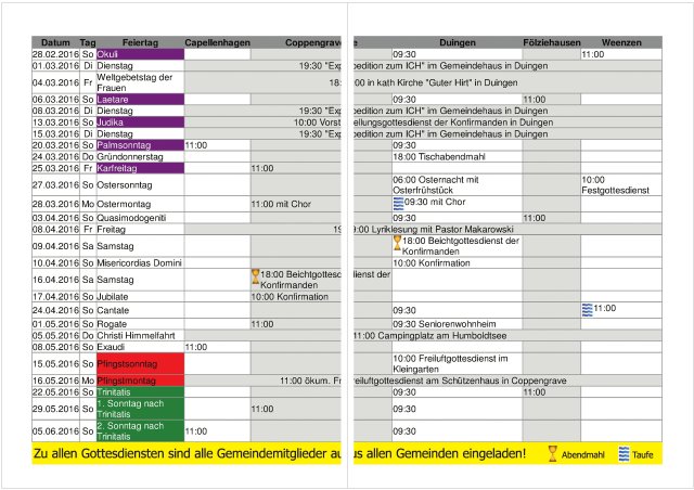 Gemeindebrief März 2016 - Mai 2016