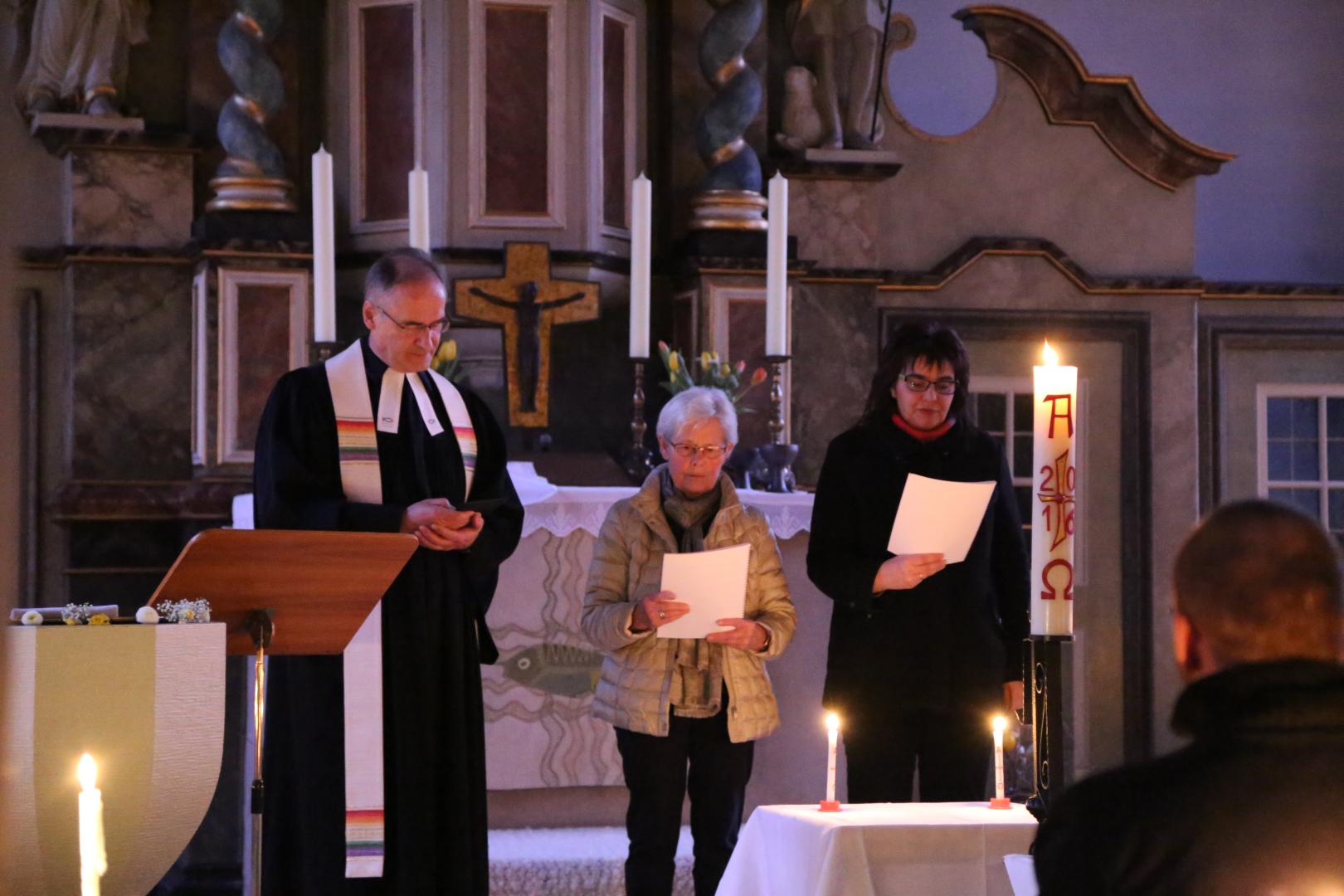 Osternacht in der Katharinenkirche