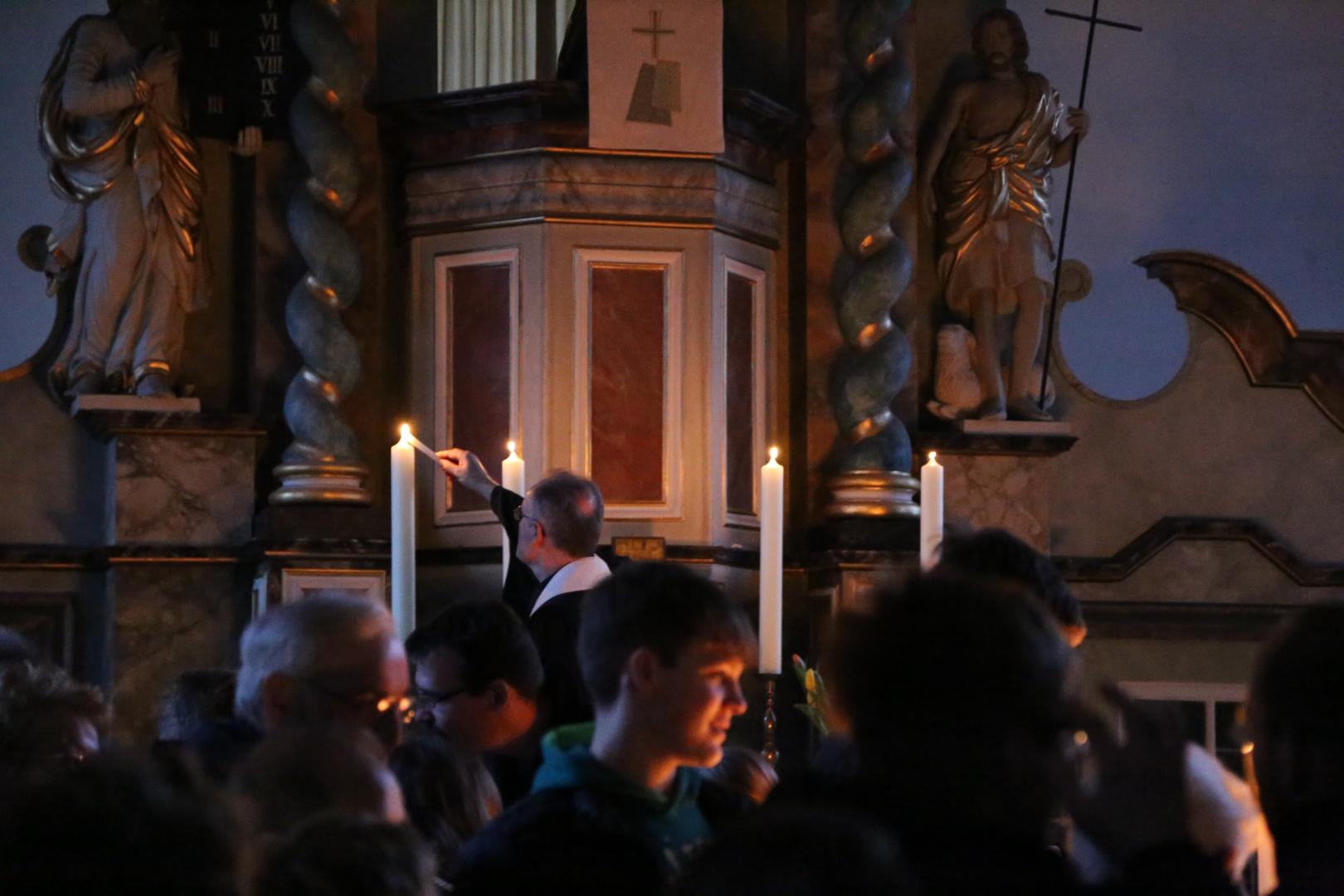 Osternacht in der Katharinenkirche