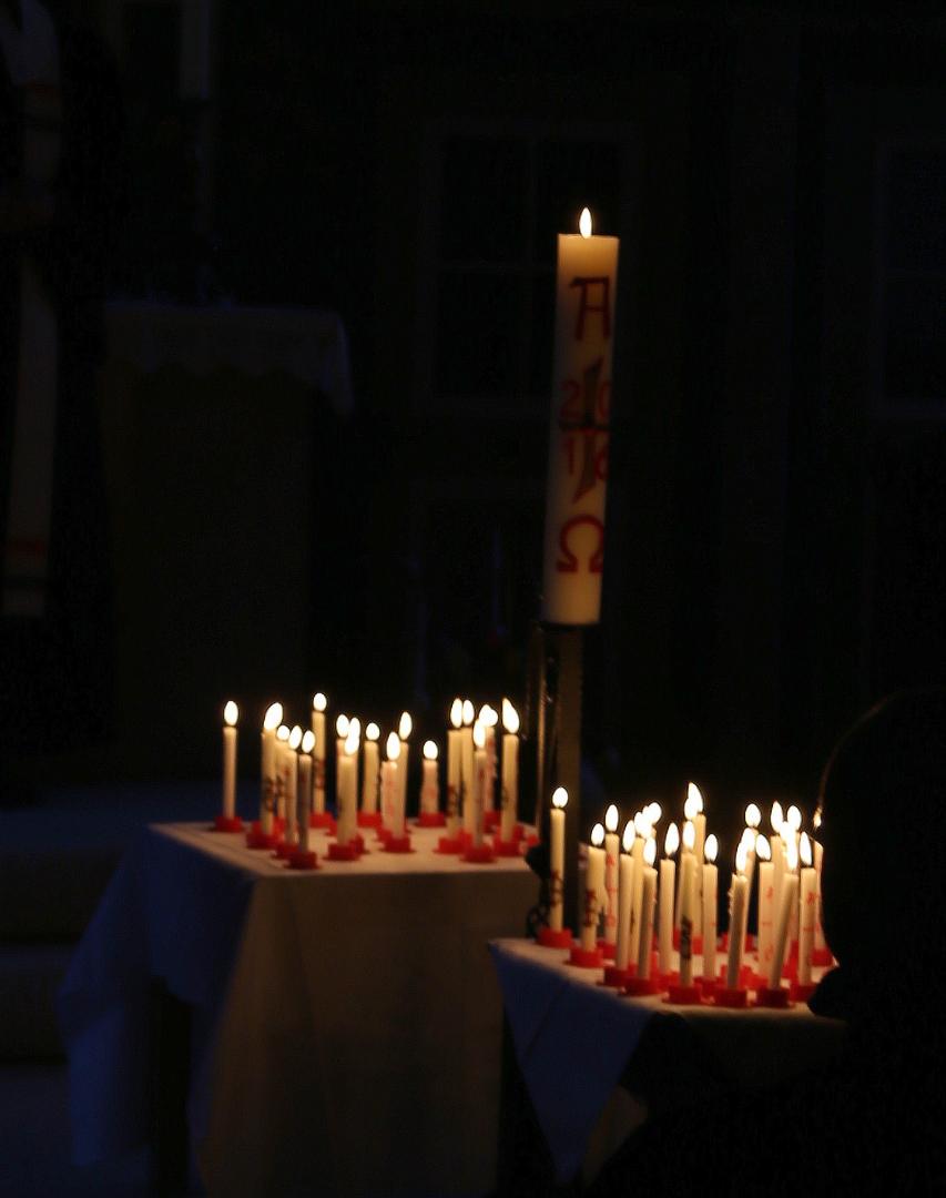 Osternacht in der Katharinenkirche