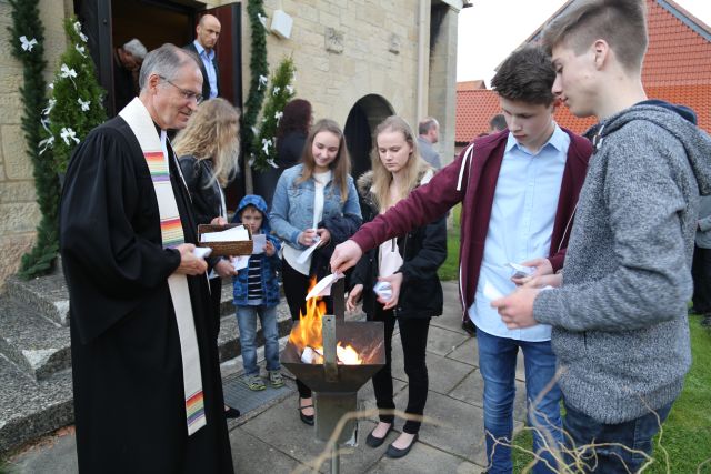 Beichtgottesdienst zur Konfirmation in der St. Franziskuskirche