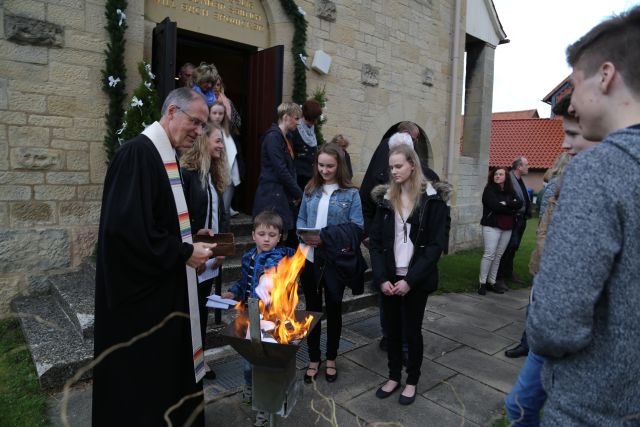 Beichtgottesdienst zur Konfirmation in der St. Franziskuskirche