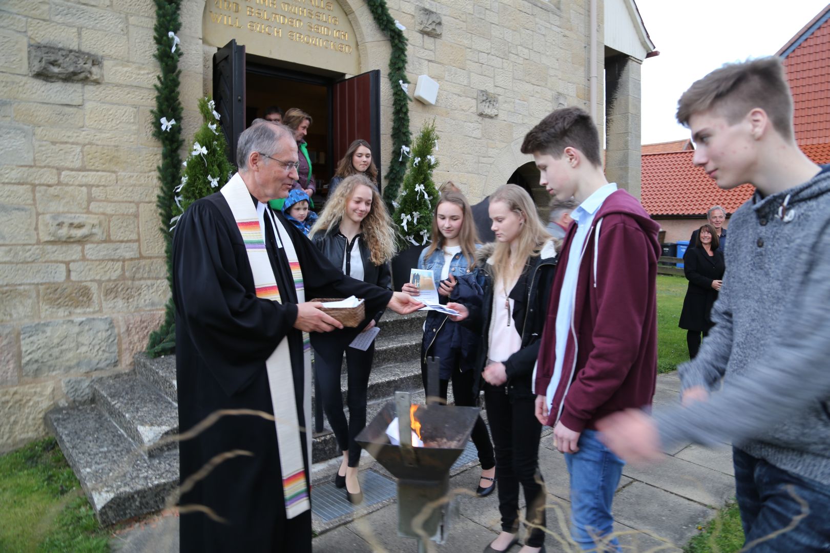 Beichtgottesdienst zur Konfirmation in der St. Franziskuskirche