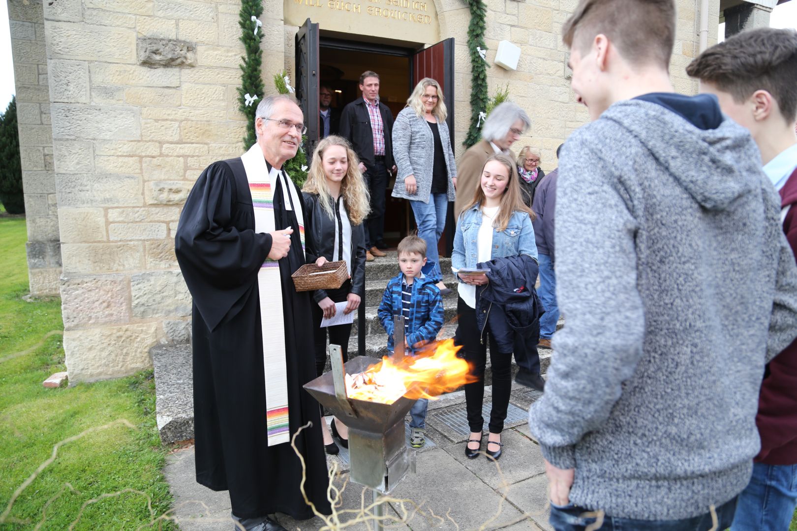 Beichtgottesdienst zur Konfirmation in der St. Franziskuskirche