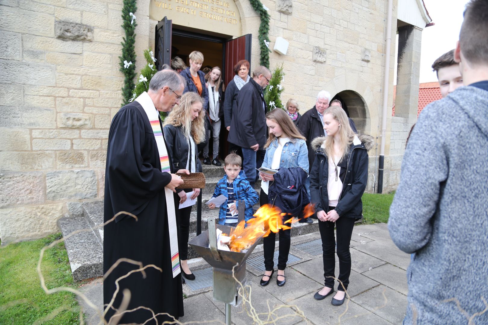 Beichtgottesdienst zur Konfirmation in der St. Franziskuskirche