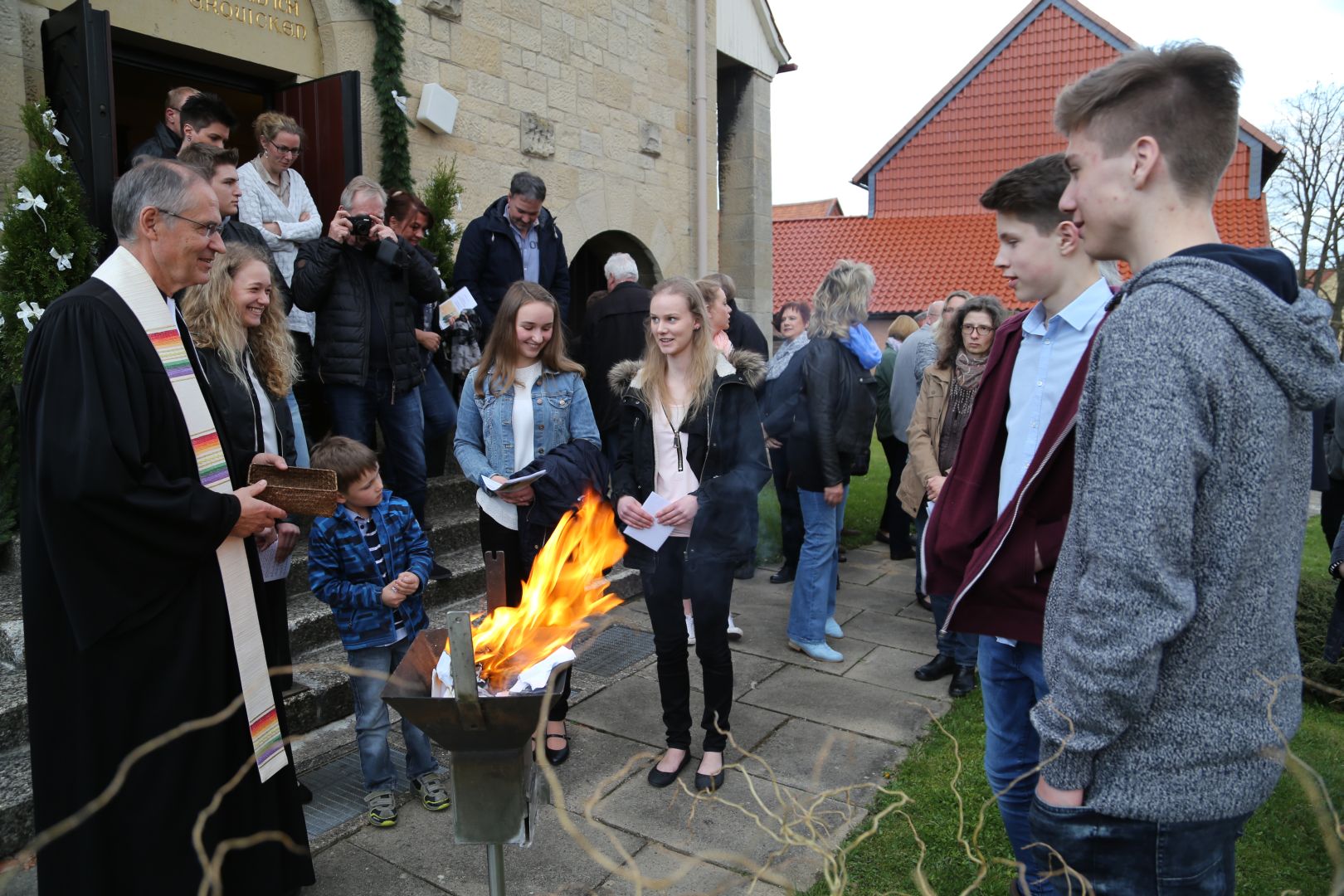 Beichtgottesdienst zur Konfirmation in der St. Franziskuskirche