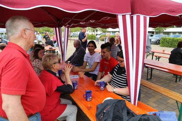 Team "Kirche" nimmt am Boule-Tunier teil