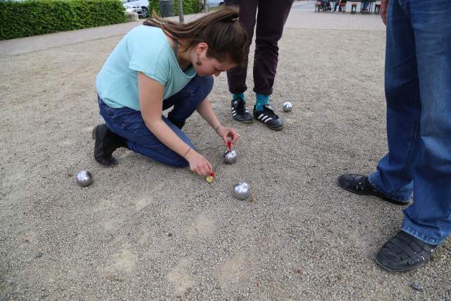 Team "Kirche" nimmt am Boule-Tunier teil