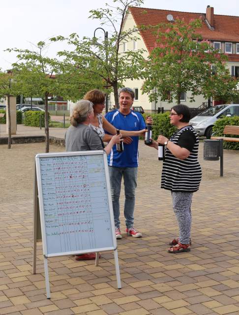 Team "Kirche" nimmt am Boule-Tunier teil