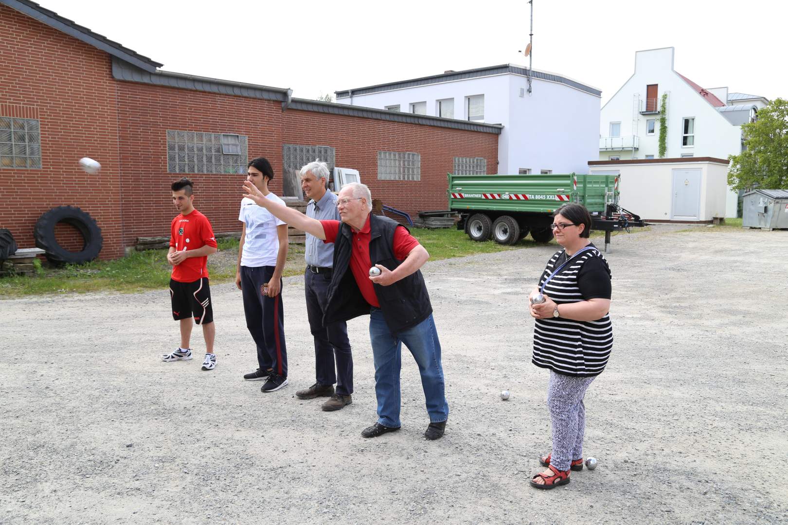 Team "Kirche" nimmt am Boule-Tunier teil