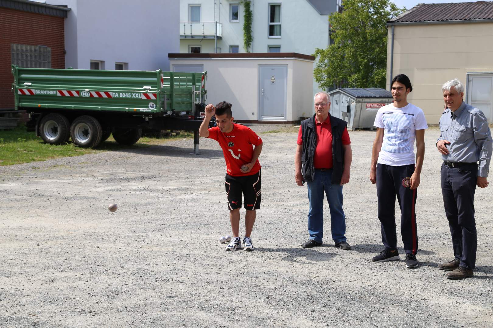 Team "Kirche" nimmt am Boule-Tunier teil