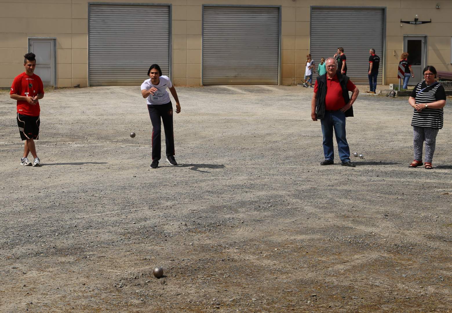 Team "Kirche" nimmt am Boule-Tunier teil