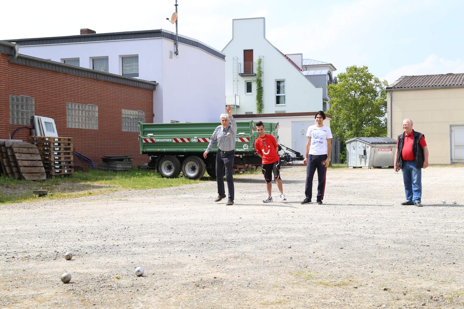 Team "Kirche" nimmt am Boule-Tunier teil