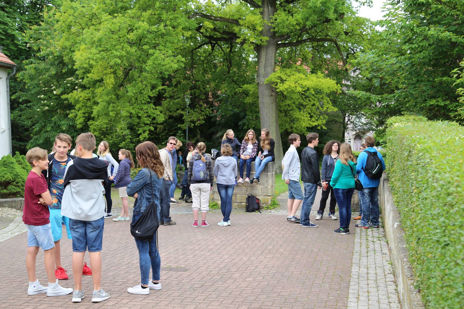 Konfirmanden besuchen die Lobetalarbeit e.V. in Altencelle