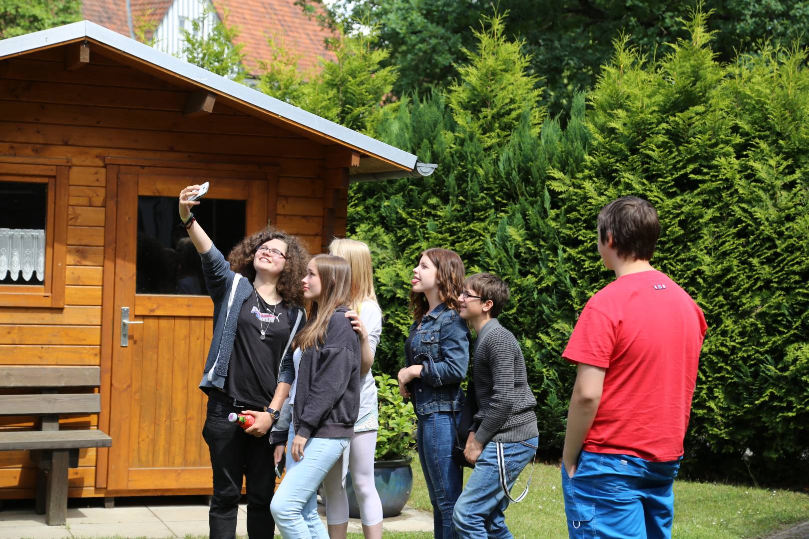 Konfirmanden besuchen die Lobetalarbeit e.V. in Altencelle