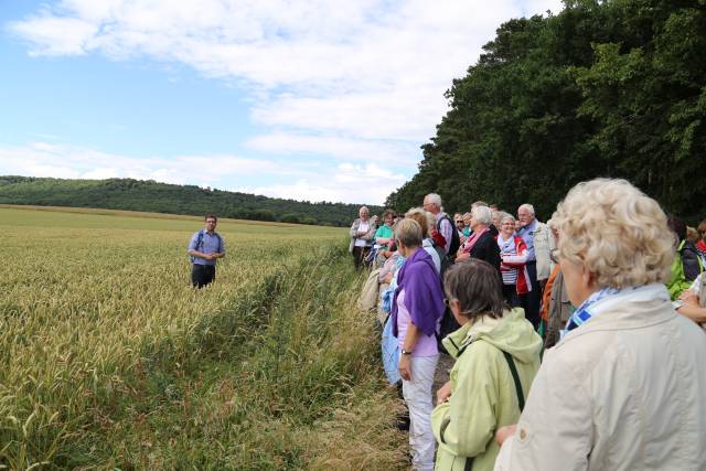 Taufengelwanderung mit Superintendentin Katharina Henking von Lechstedt nach Heinde