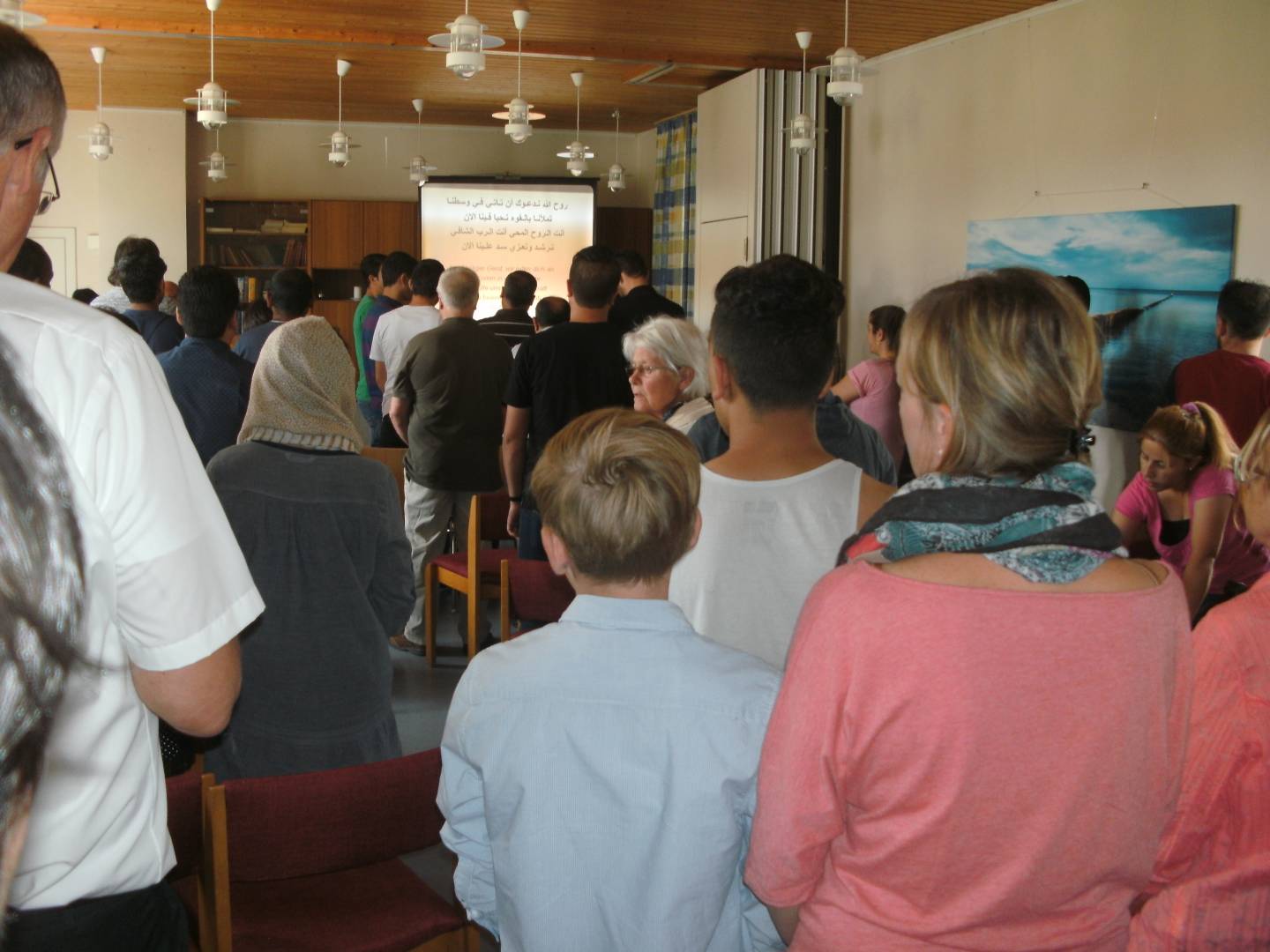 Gottesdienst in arabischer und deutscher Sprache in Duingen