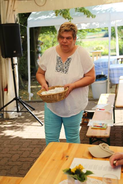 Gottesdienst zum Abschluss des Dorffestes in Fölziehausen.