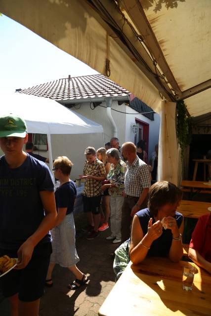 Gottesdienst zum Abschluss des Dorffestes in Fölziehausen.