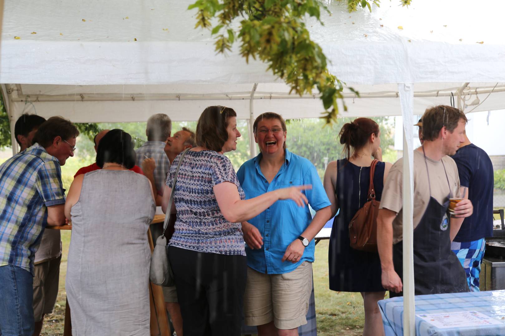 Gottesdienst zum Abschluss des Dorffestes in Fölziehausen.