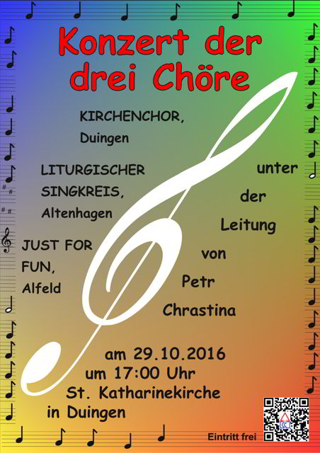 Konzert der 3 Chöre