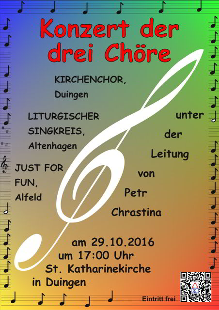 Konzert der 3 Chöre