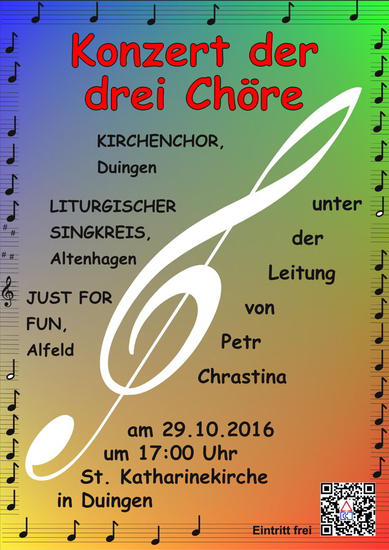 Konzert der 3 Chöre