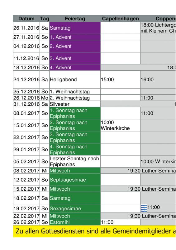 Gemeindebrief Dezember 2016 - Februar 2017