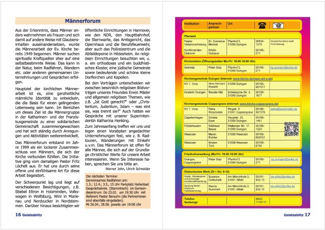 Gemeindebrief März 2017 - Mai 2017