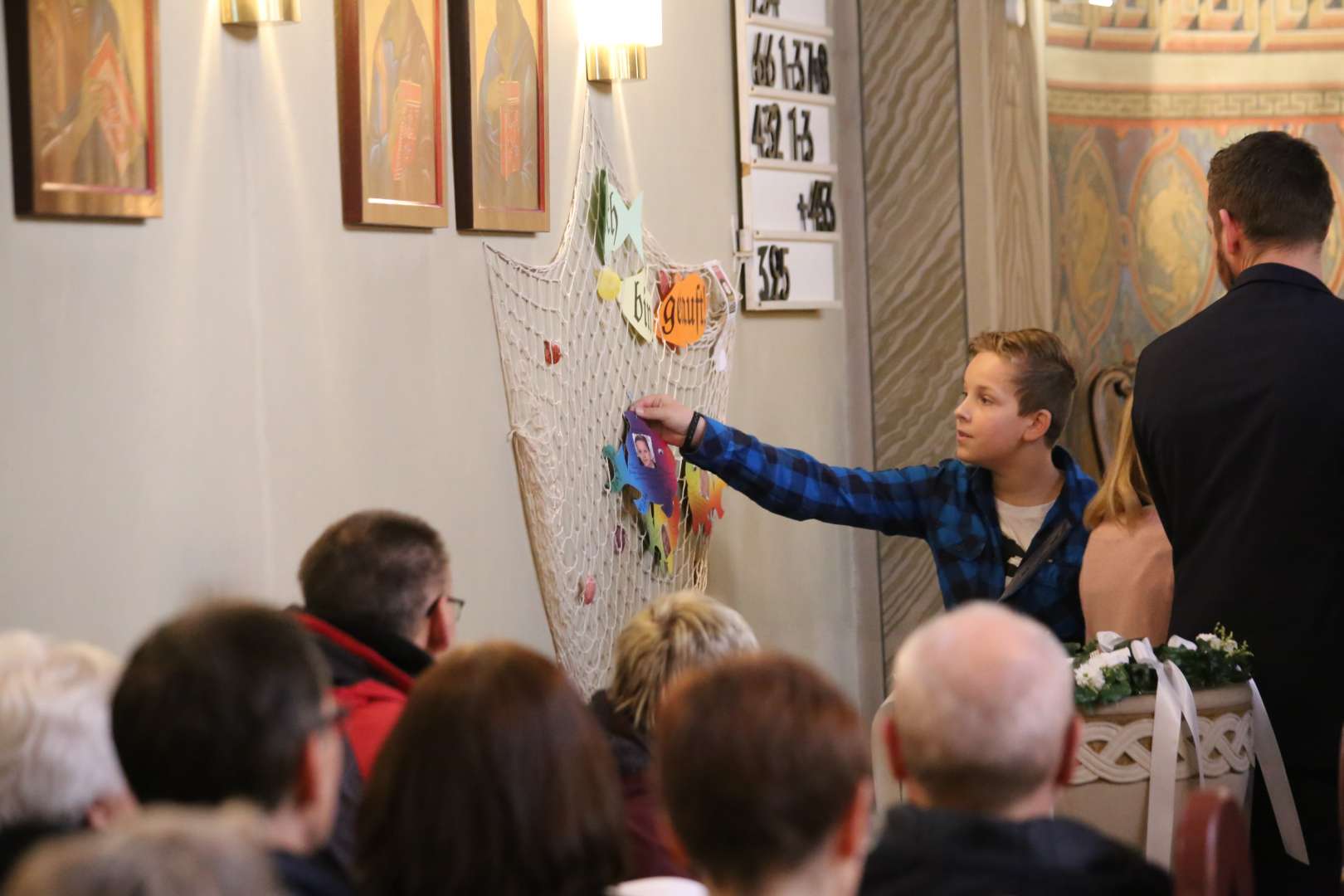 Taufe von Lina Dehmel, Ian und Laney Seiffert