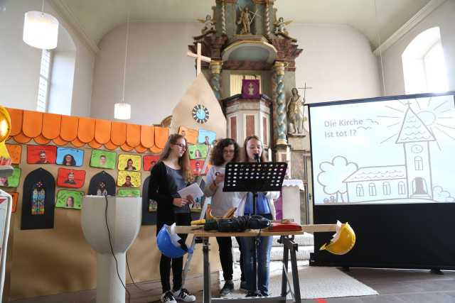 Vorstellungsgottesdienst der Konfirmanden