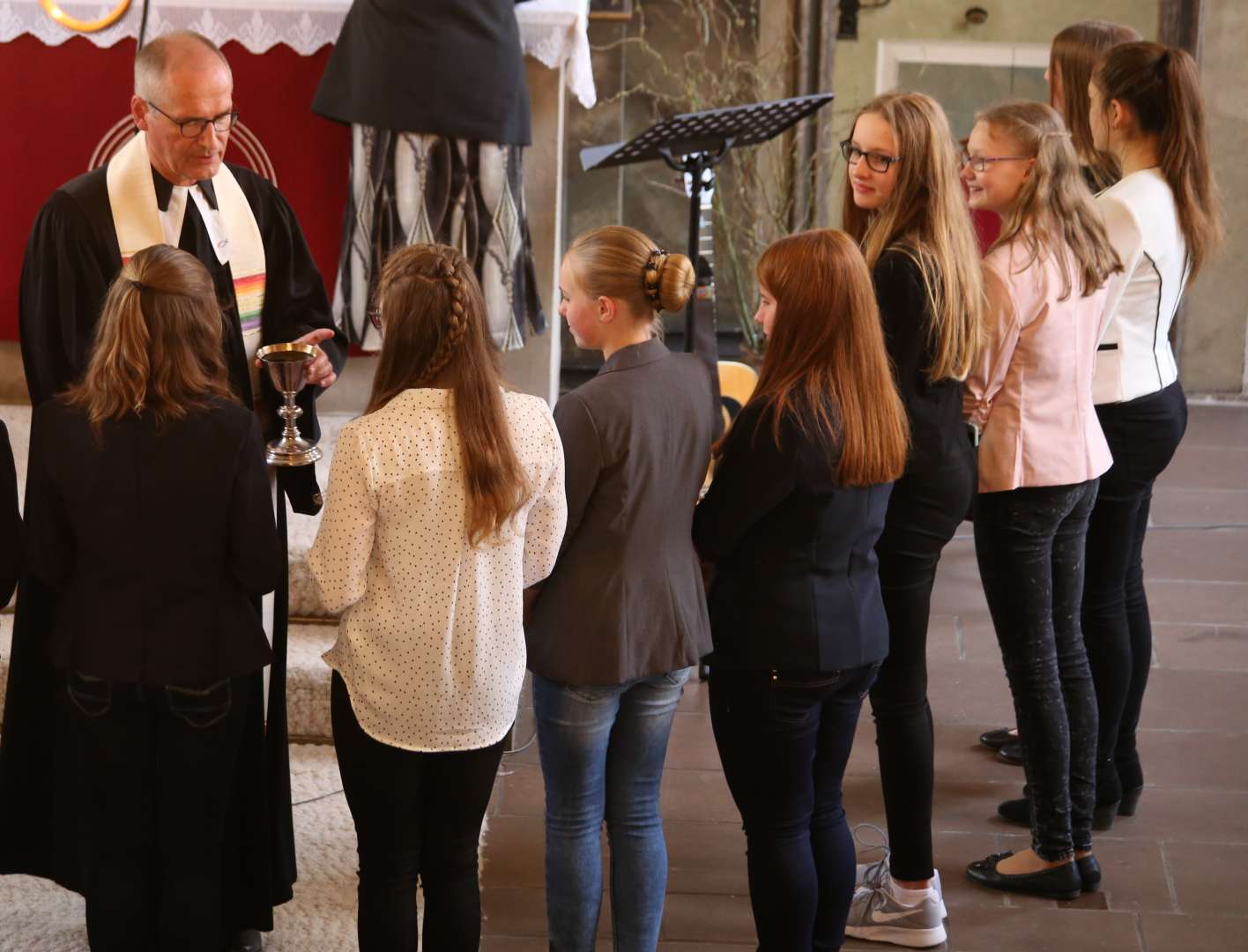 Beichtgottesdienst zur Konfirmation in der St. Katharinenkirche