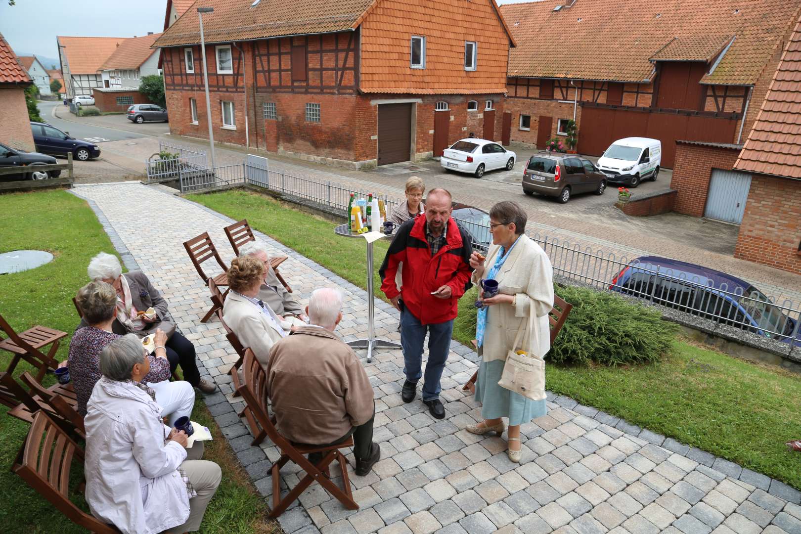 Tauferinnerung mit Taufe von Mia Hauptmann in der Sommerkirche in Coppengrave