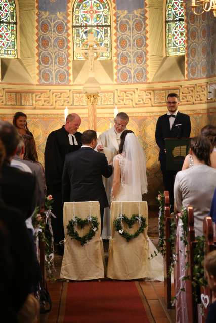 Traugottesdienst von Stefanie Schreiber und Dr. Oliver Merka in der St. Franziskuskirche zu Coppengrave am 5.8.2017