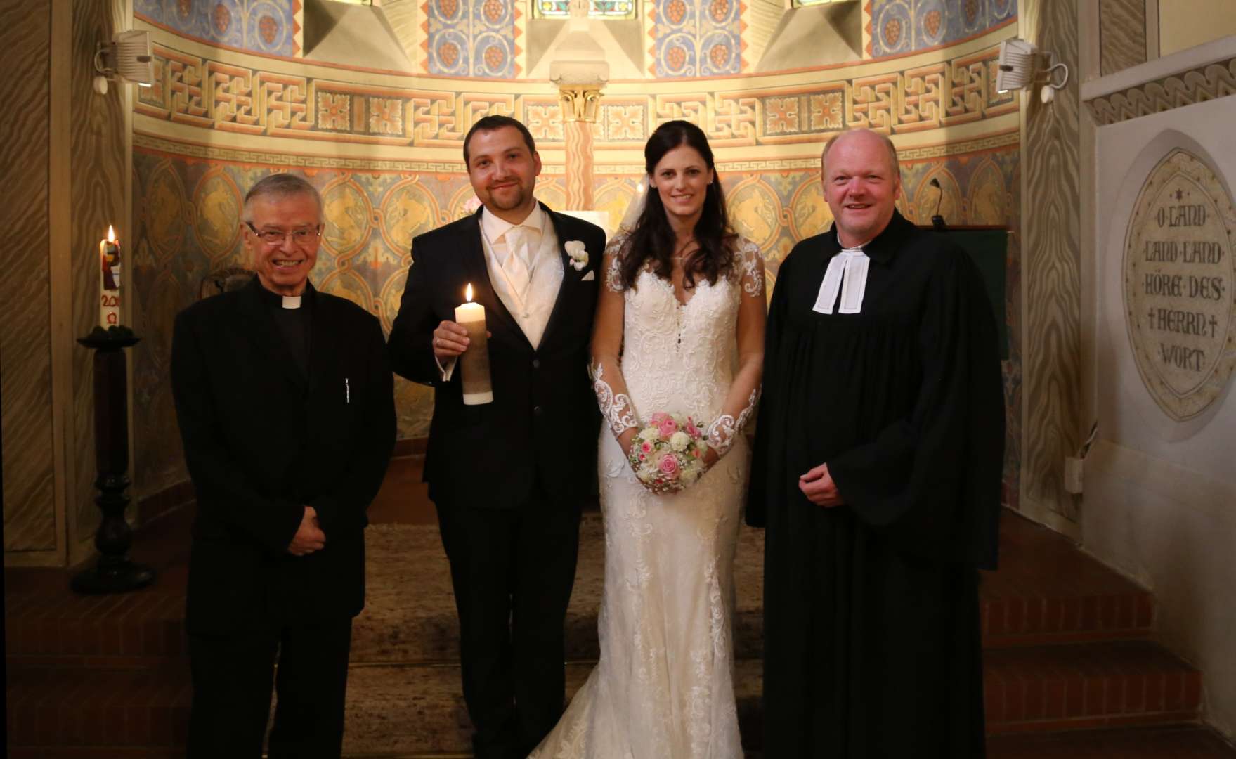 Traugottesdienst von Stefanie Schreiber und Dr. Oliver Merka in der St. Franziskuskirche zu Coppengrave am 5.8.2017