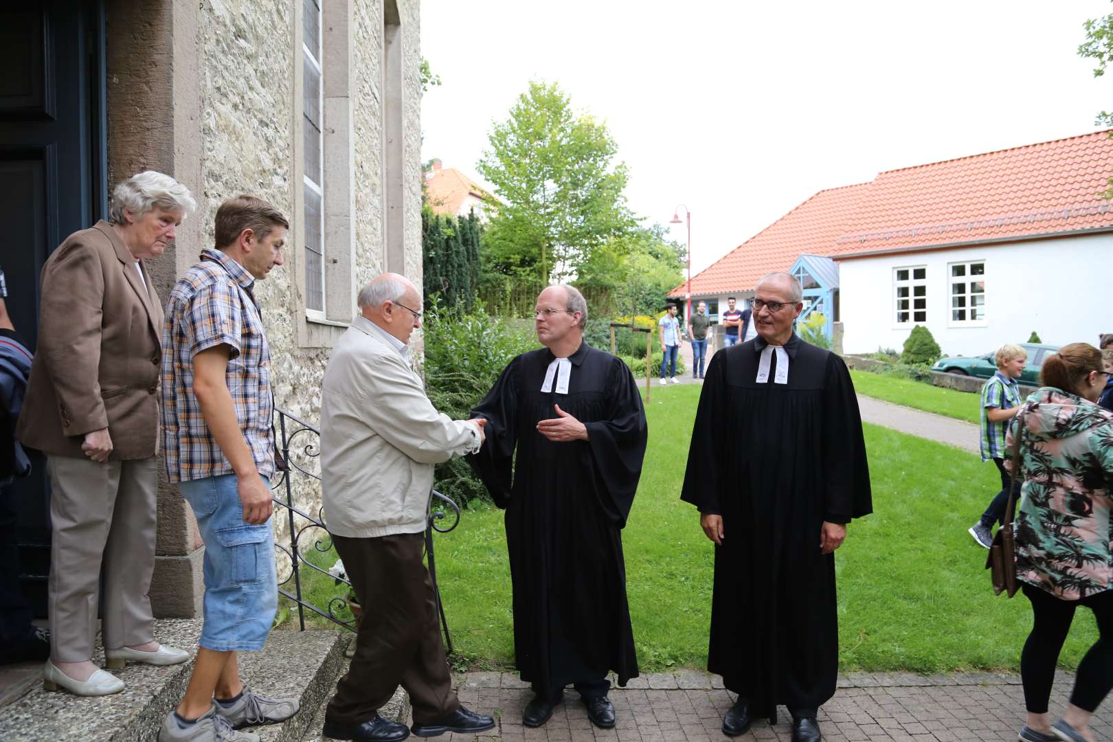 Begrüßung der Vorkonfirmanden, Einführung der Pastoren, Sommerfest