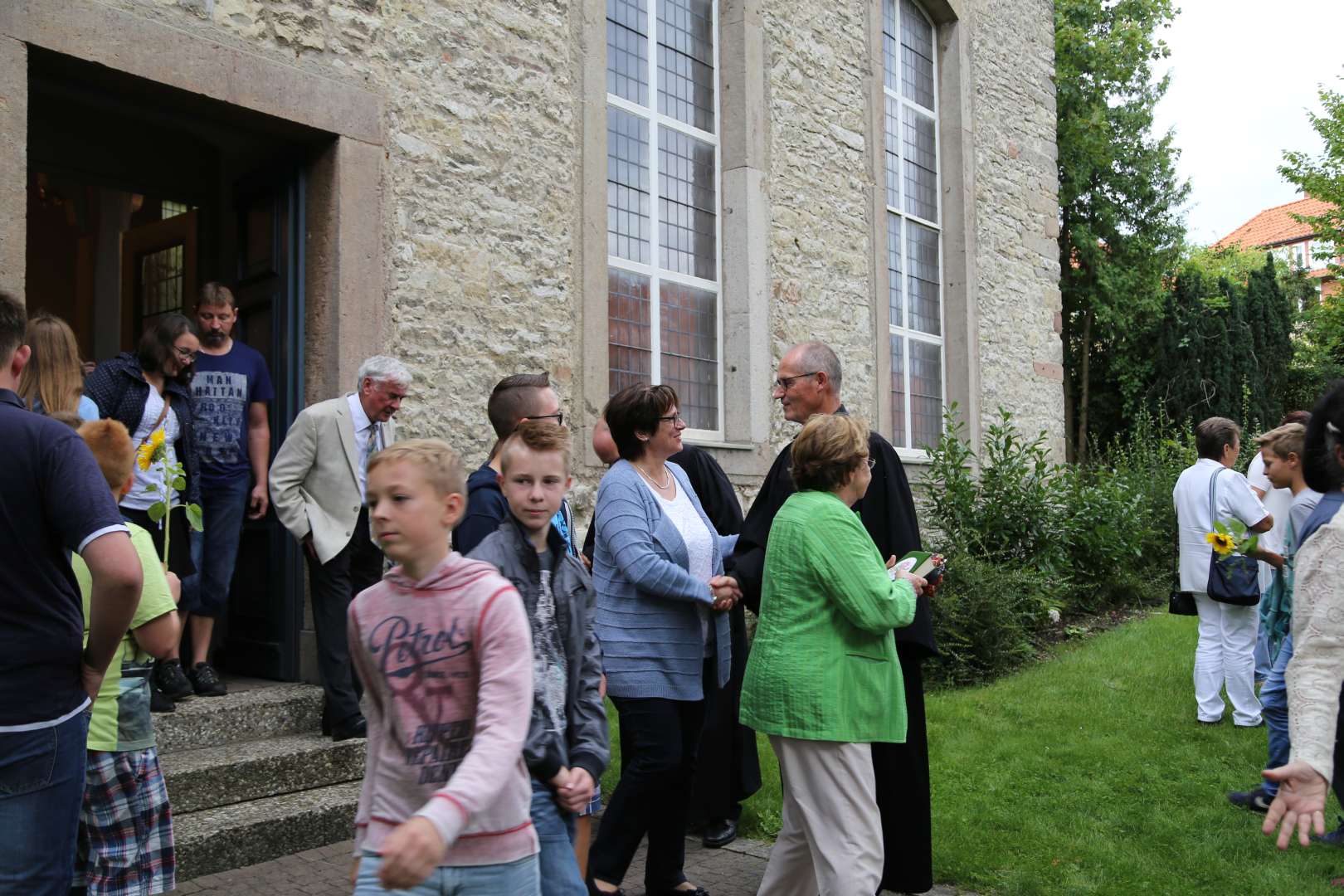 Begrüßung der Vorkonfirmanden, Einführung der Pastoren, Sommerfest