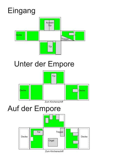 Tag 61: Wände im Vorraum wurden gereinigt