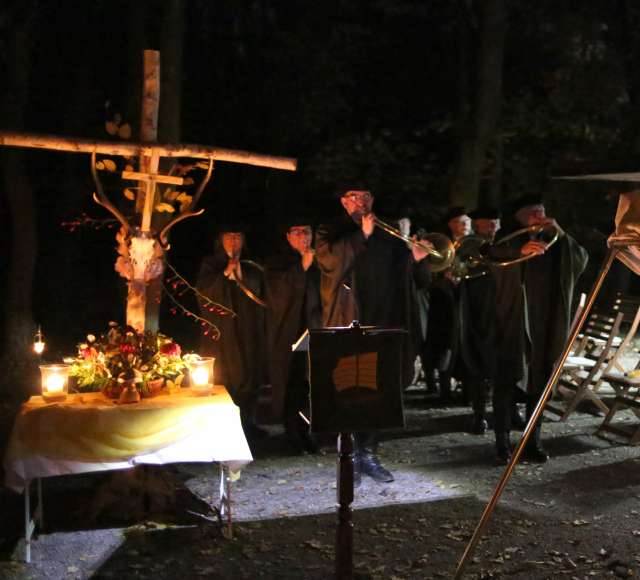 Hubertunsgottesdienst an der Köhlerhütte