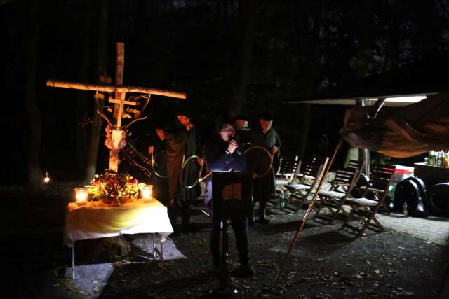 Hubertunsgottesdienst an der Köhlerhütte