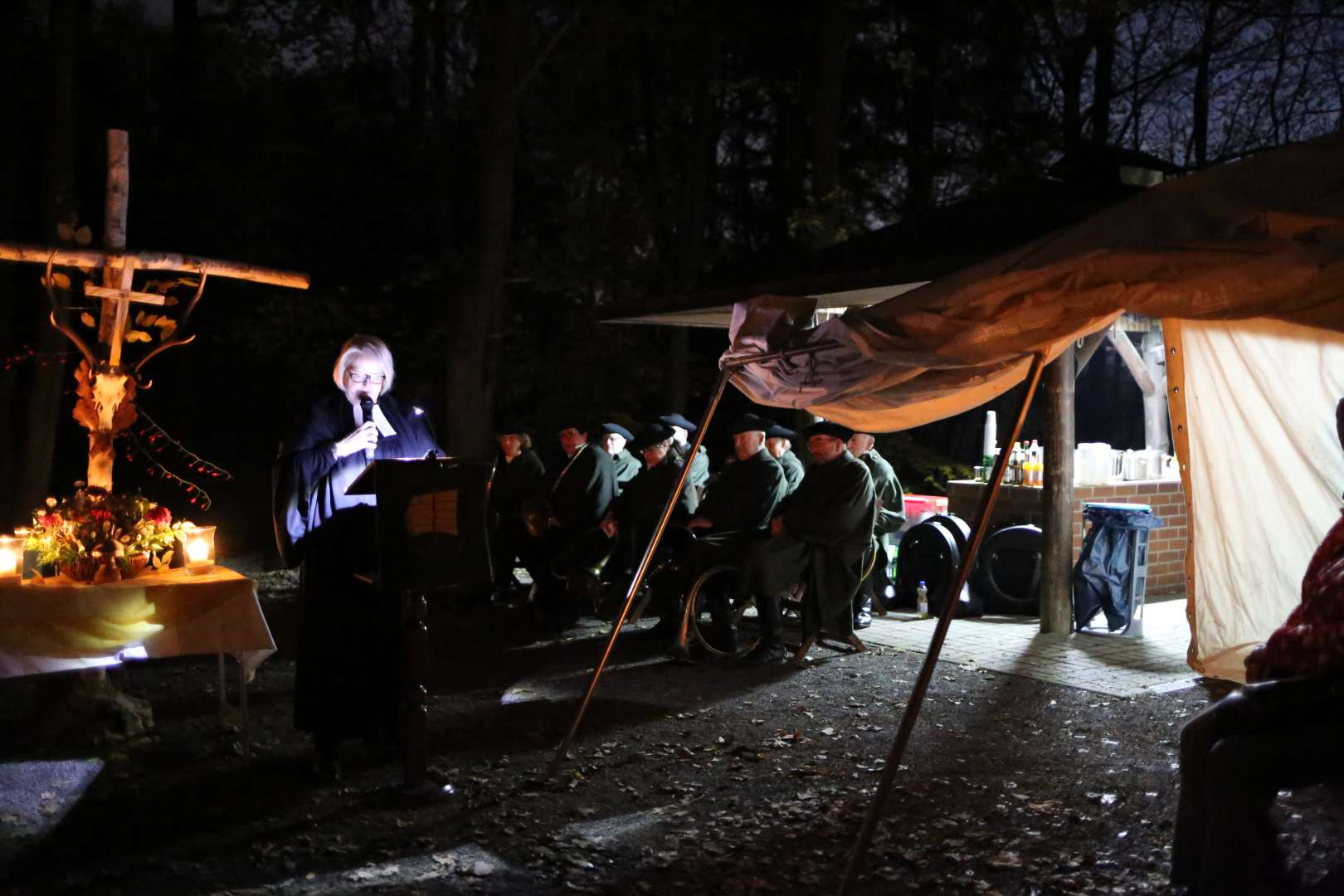 Hubertunsgottesdienst an der Köhlerhütte