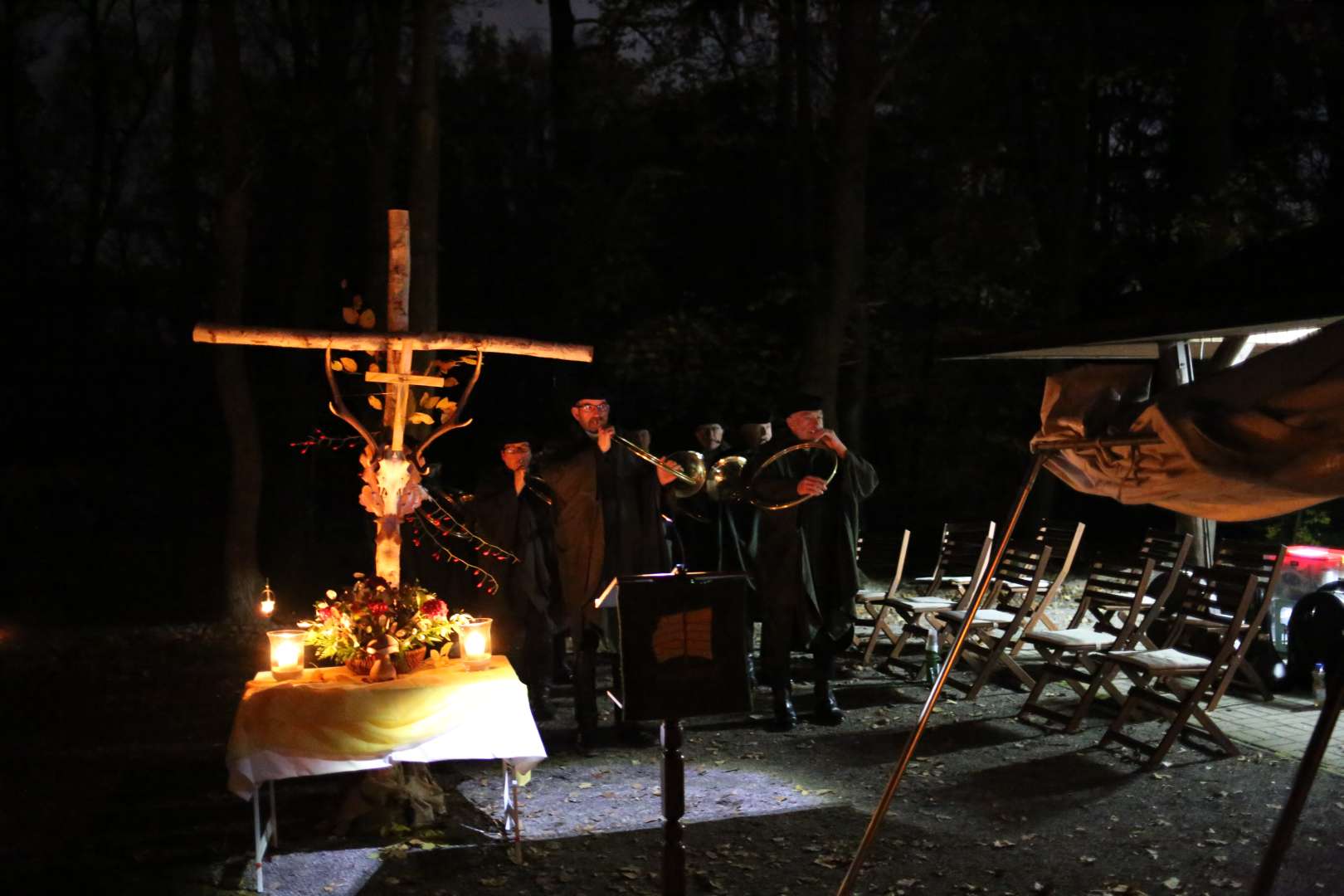 Hubertunsgottesdienst an der Köhlerhütte