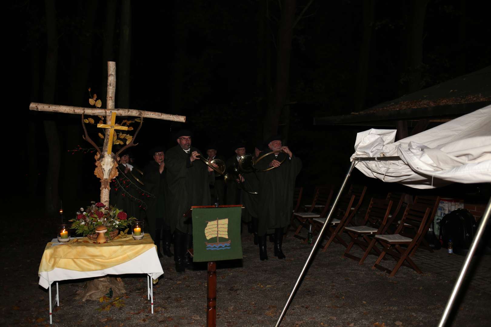 Hubertunsgottesdienst an der Köhlerhütte