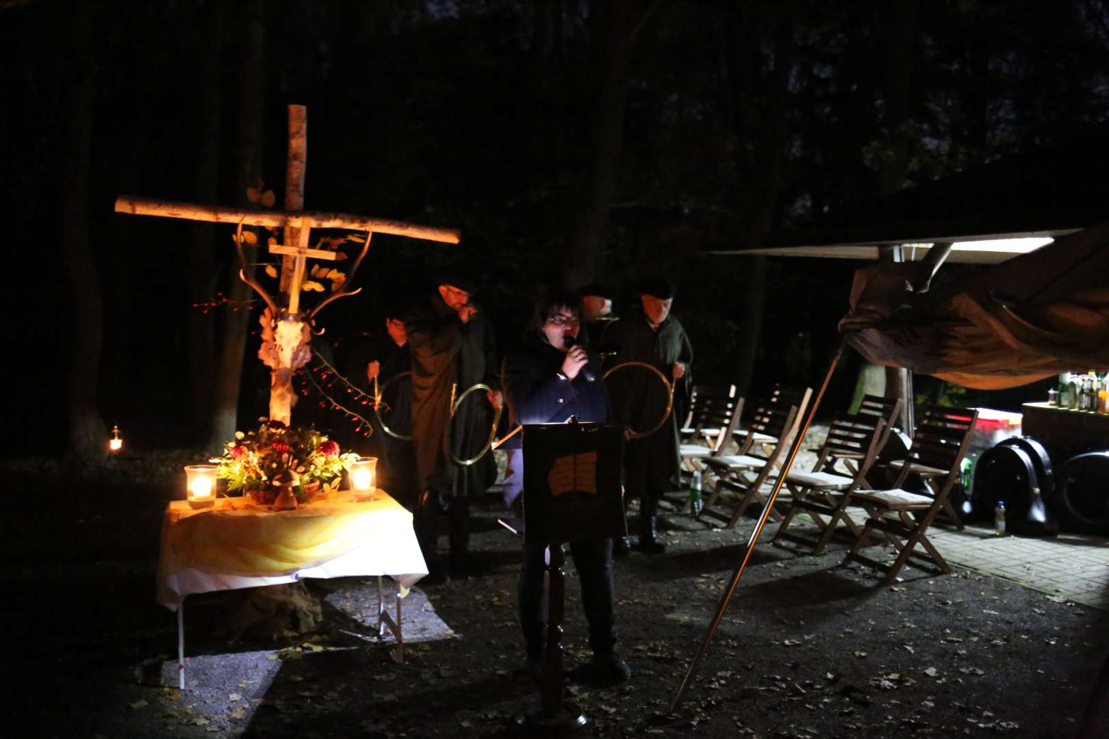 Hubertunsgottesdienst an der Köhlerhütte