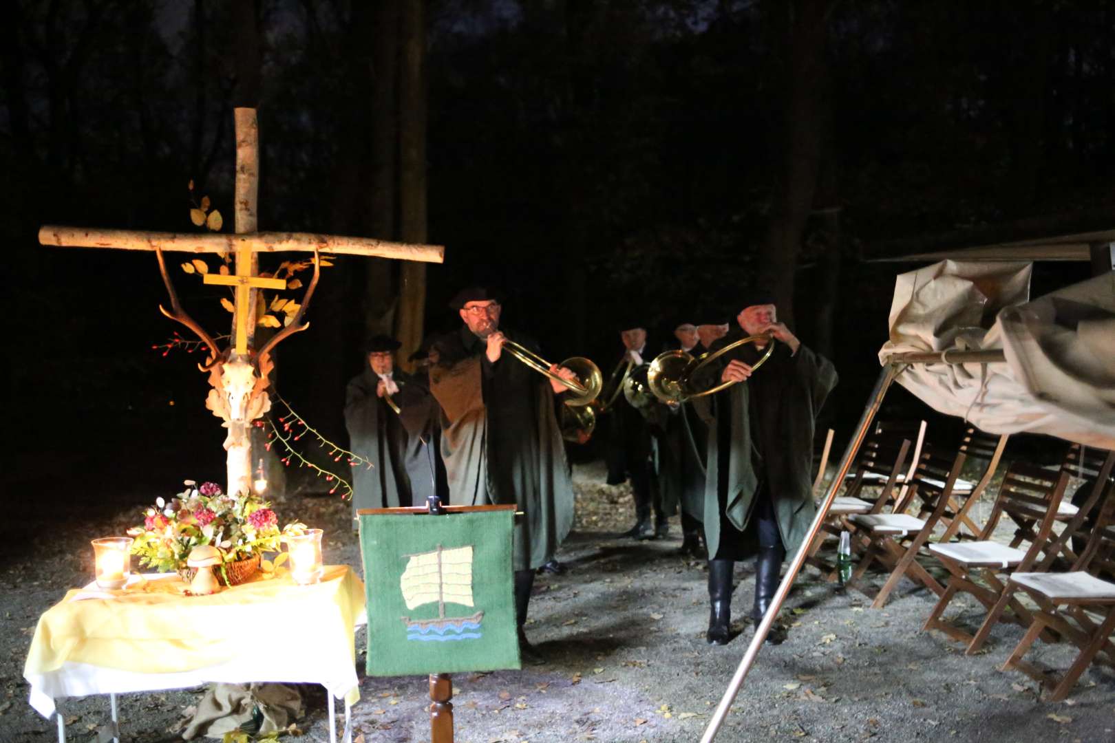 Hubertunsgottesdienst an der Köhlerhütte