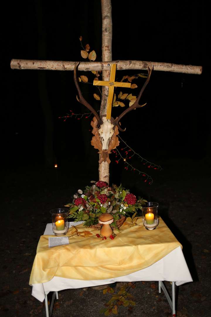 Hubertunsgottesdienst an der Köhlerhütte