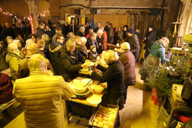 Scheunengottesdienst in Coppengrave