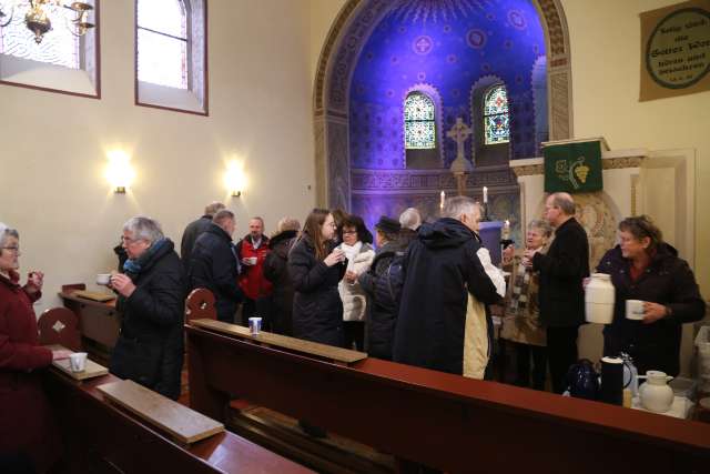 Abschluss der Winterkirche in Coppengrave