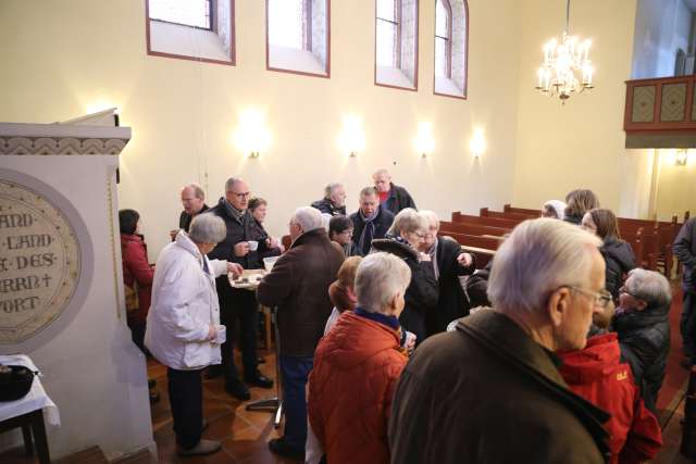 Abschluss der Winterkirche in Coppengrave